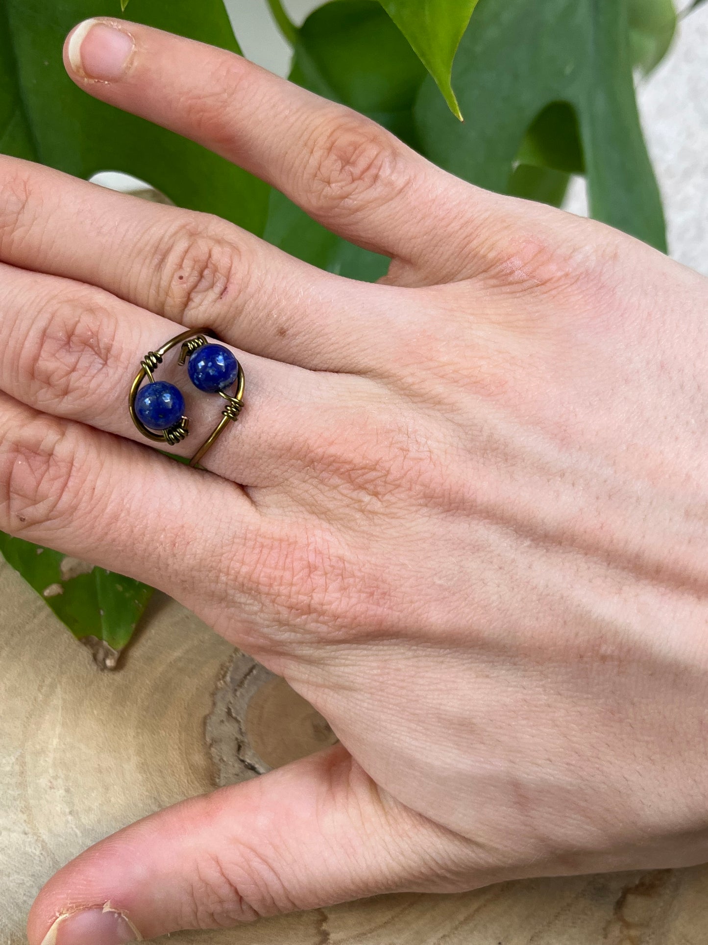 Lapislazuli Feen Ring