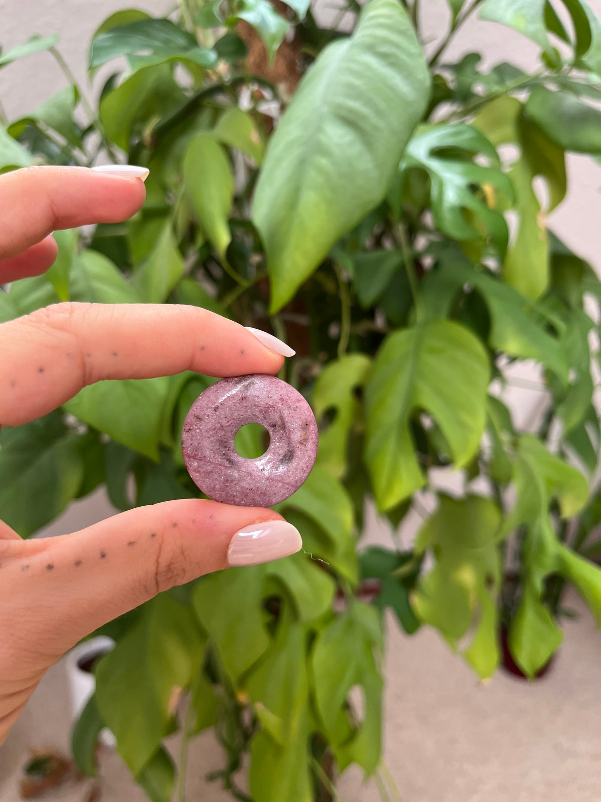 Piemonit Quarz Donut 3cm