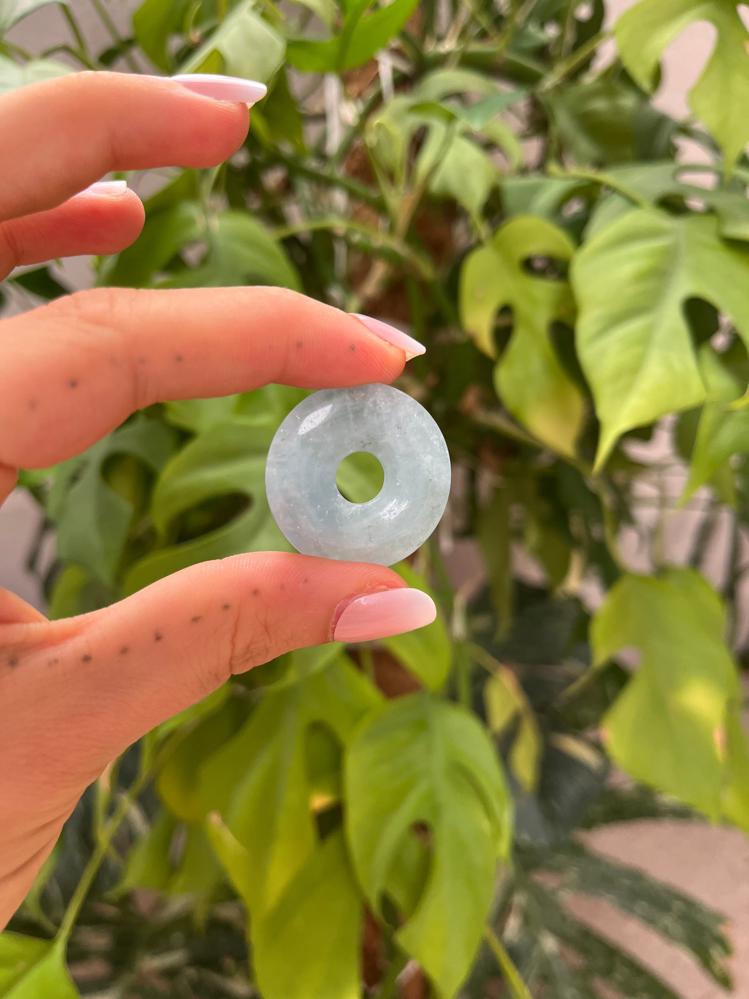 Aquamarin Donut 3cm