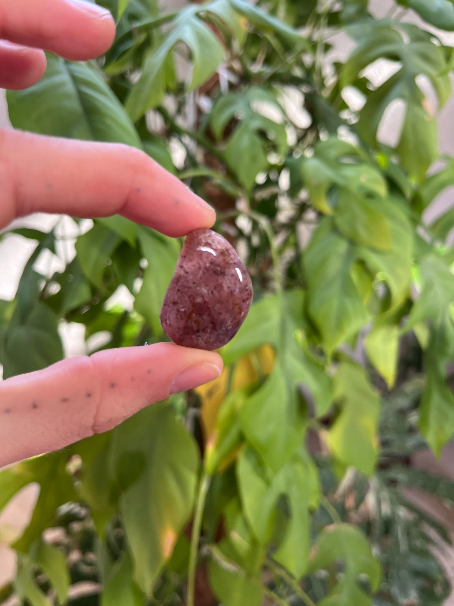 Hilutit Trommelstein gebohrt – Erdung & Tiefe