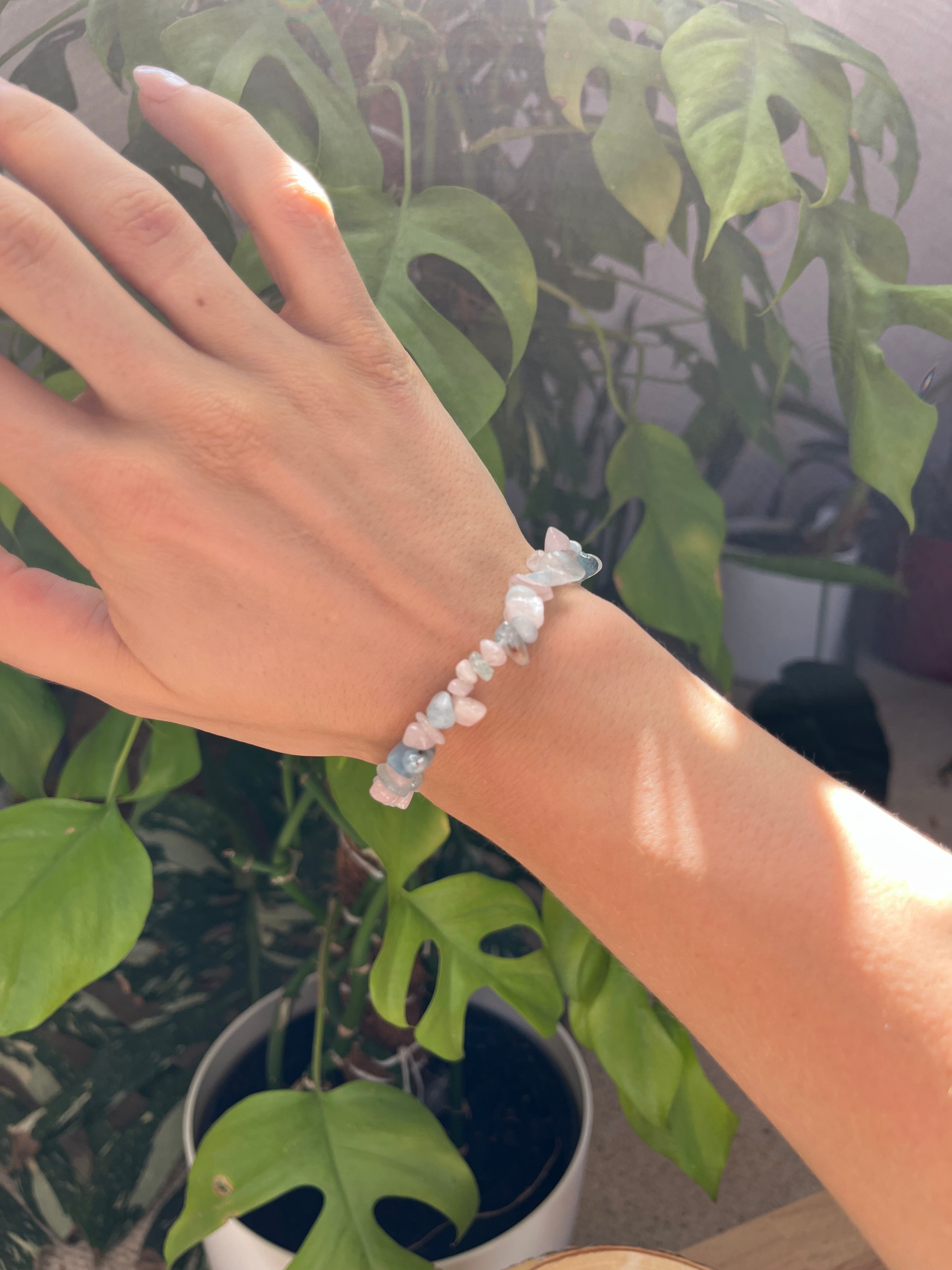 Beryll Splitter Armband