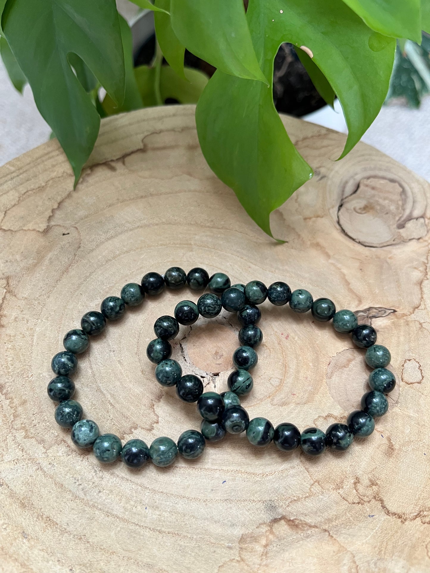 Eldarit (Kabamba Rhyolith) Kugelarmband 8 mm – für Erdung & Transformation