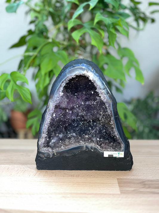 Amethyst Geode (Kathedrale) 6,15 kg – majestätisches Unikat & Statement Piece