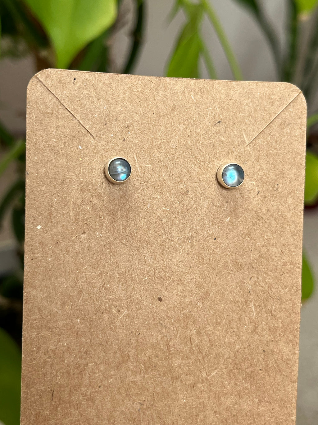 Labradorit Ohrstecker Silber