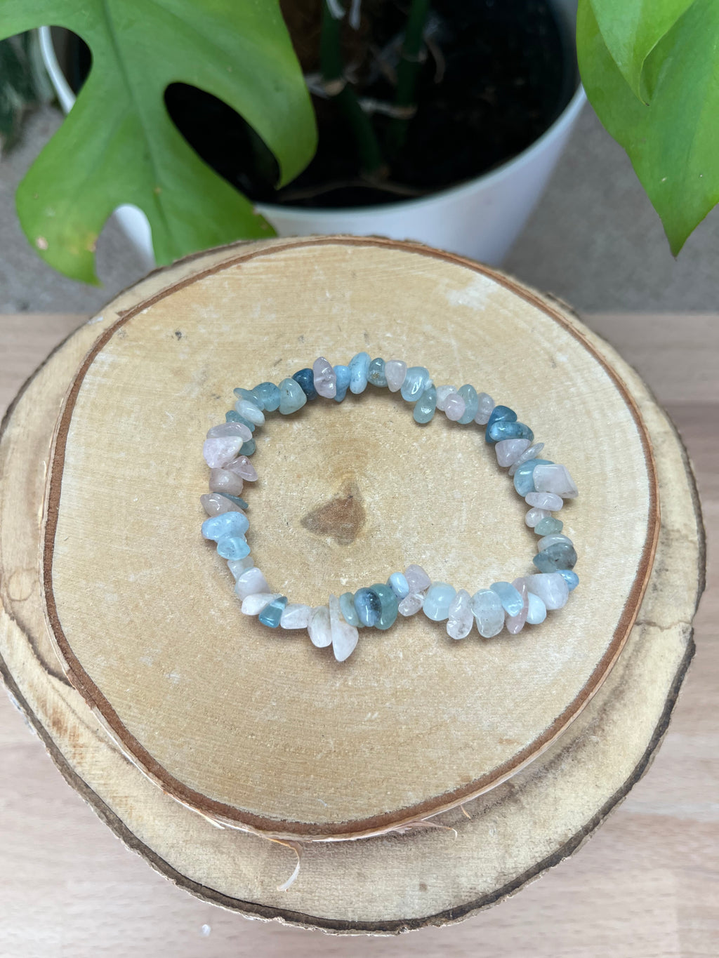 Beryll Splitter Armband