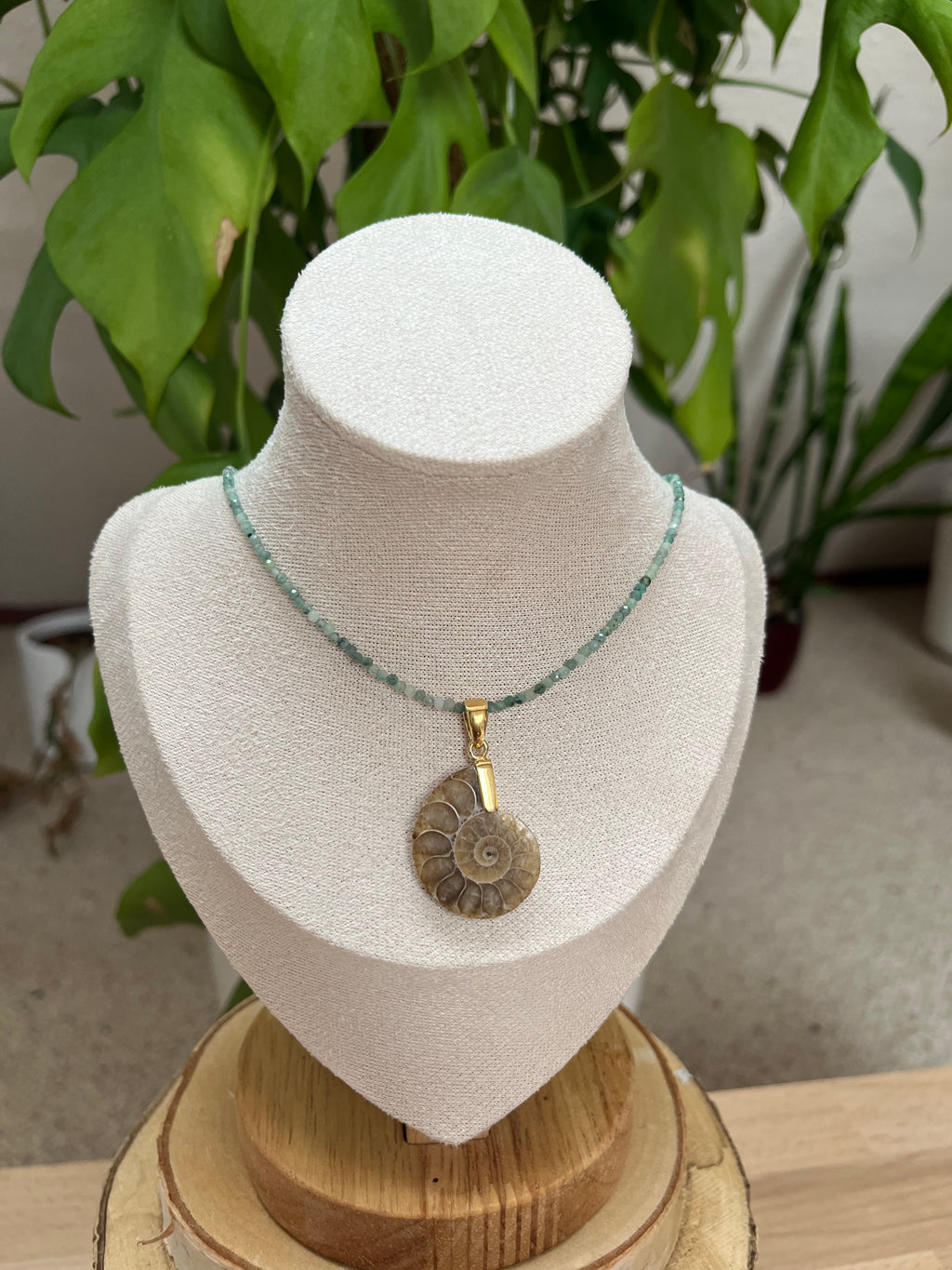 Smaragd Collier 2mm facettiert
