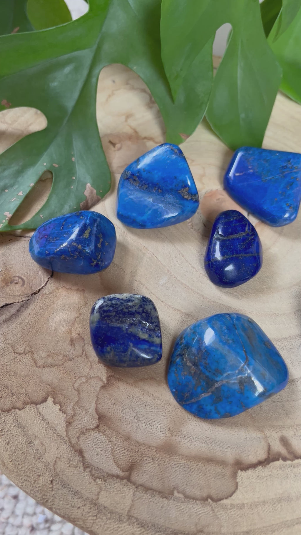 Lapislazuli Trommelstein